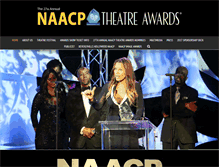 Tablet Screenshot of naacptheatreawards.com